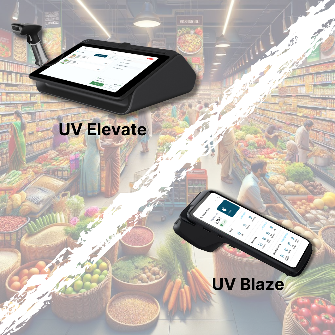 Vendita's UV Elevate and UV Blaze POS devices